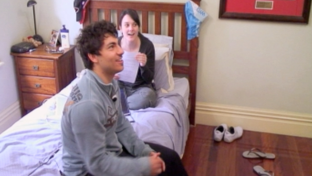 The Family deleted scenes - David and his man pad