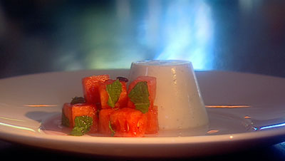 Greek yoghurt and pistachio pannacotta - Feast Greece