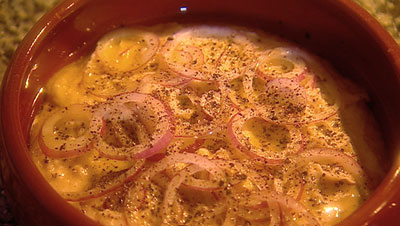 White bean dip with red onion - Feast Greece