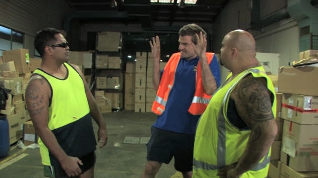 Swift & Shift - Series 2 Extras - Scary David at the Dock