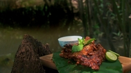 Chargrilled coconut mouse or quail recipe