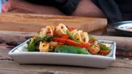 Wok-tossed squid with kampot pepper recipe